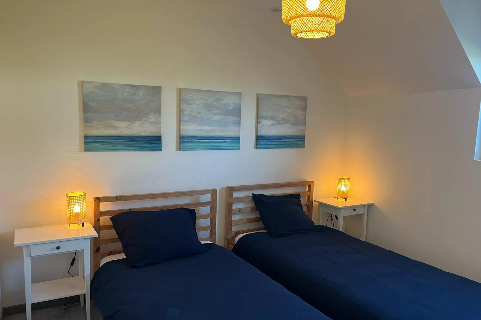 Ferienhaus mit Panoramablick Le Conquet - Slaapkamer