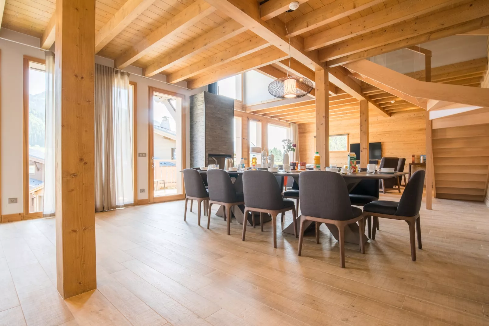 Les Portes de Megève 7 - Eetkamer