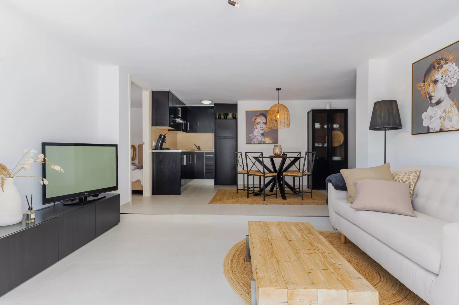 Elegant Villa with sea Views & Pool Marbella - Woonkamer