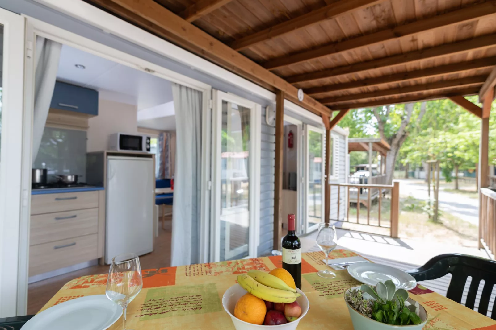 Cesenatico Camping Village - COTTAGE RIVIERA CESENATICO - Terrasbalkon