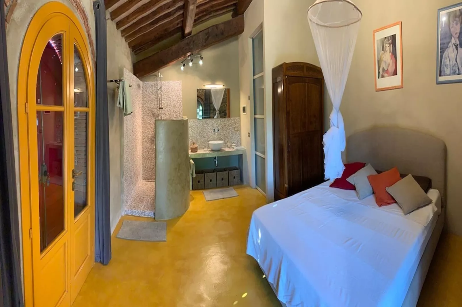 Podere La Sterza - The barn - Slaapkamer