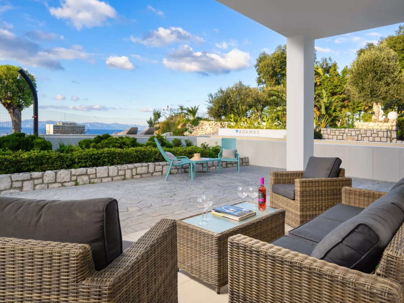 "Adamas Villa Rhodos" - Buiten