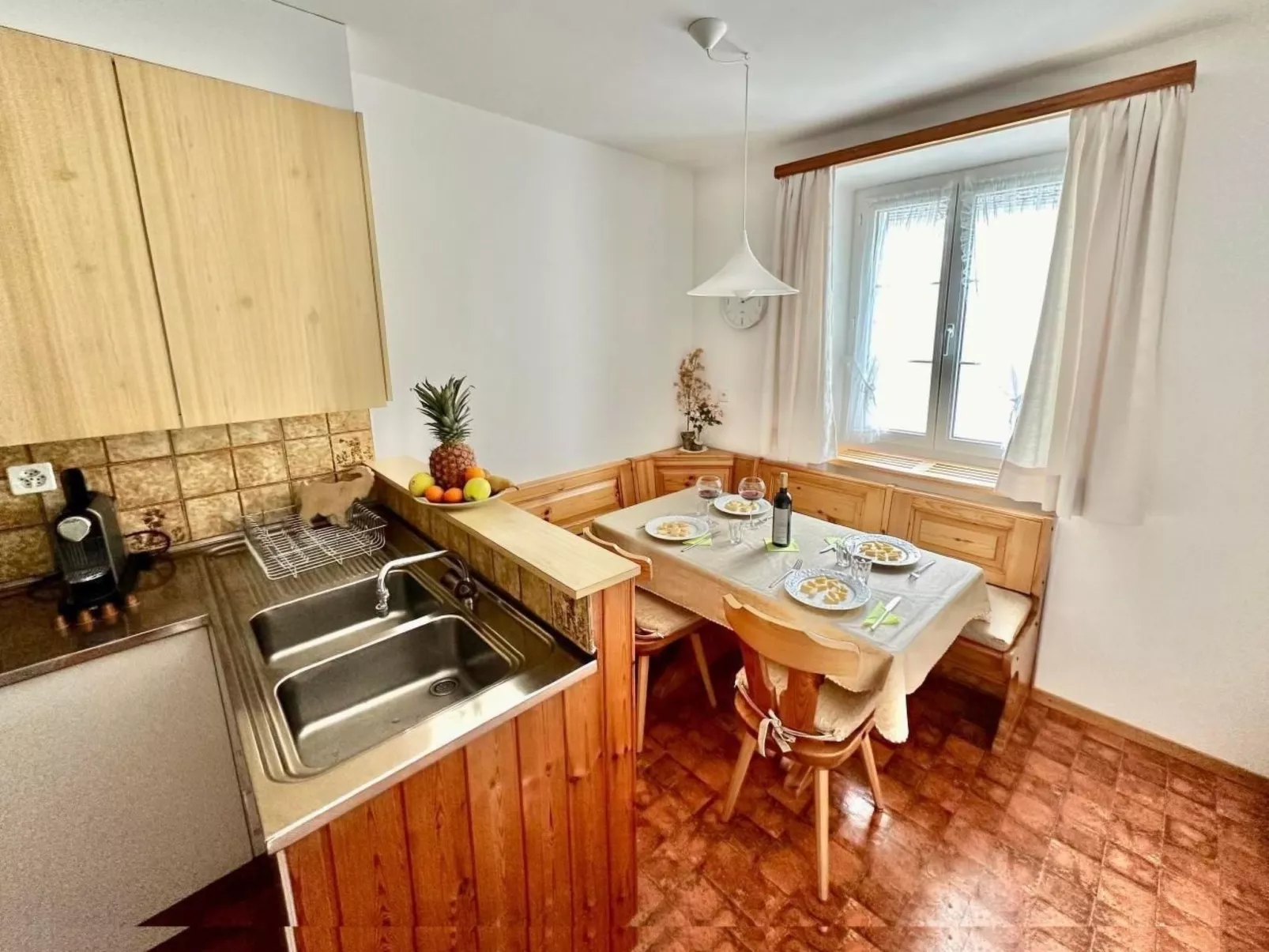 Casa Zanetti a Le Prese Appartamento "Bernina" - Binnen