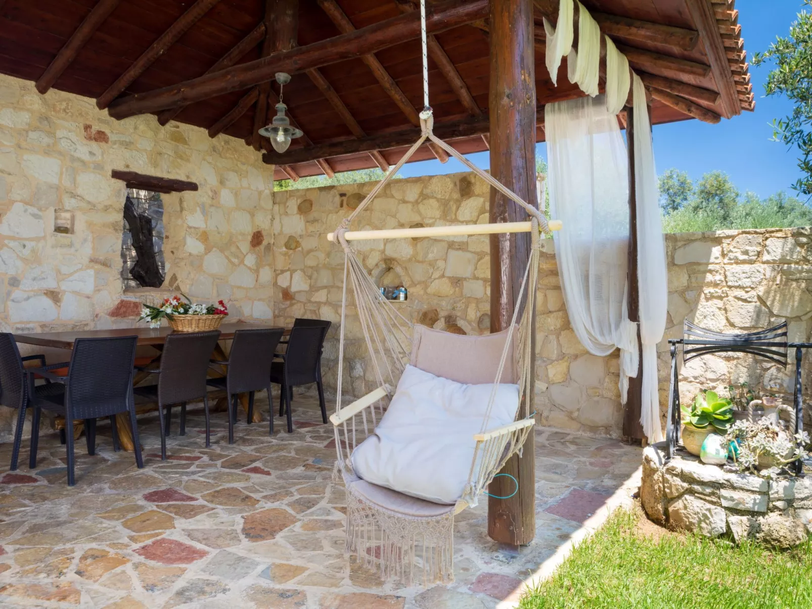 Familienvilla mit Pool, Billard und Grillplatz - Buiten