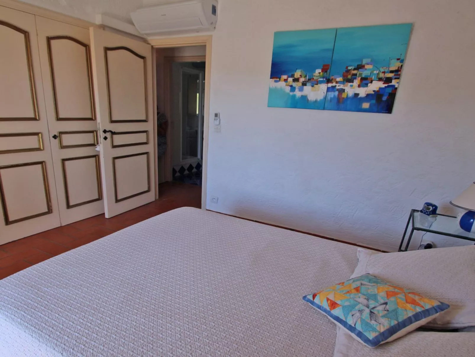 Haus 6 pers - Blick aufs Meer - Schwimmbad - Klima - Wifi - Binnen