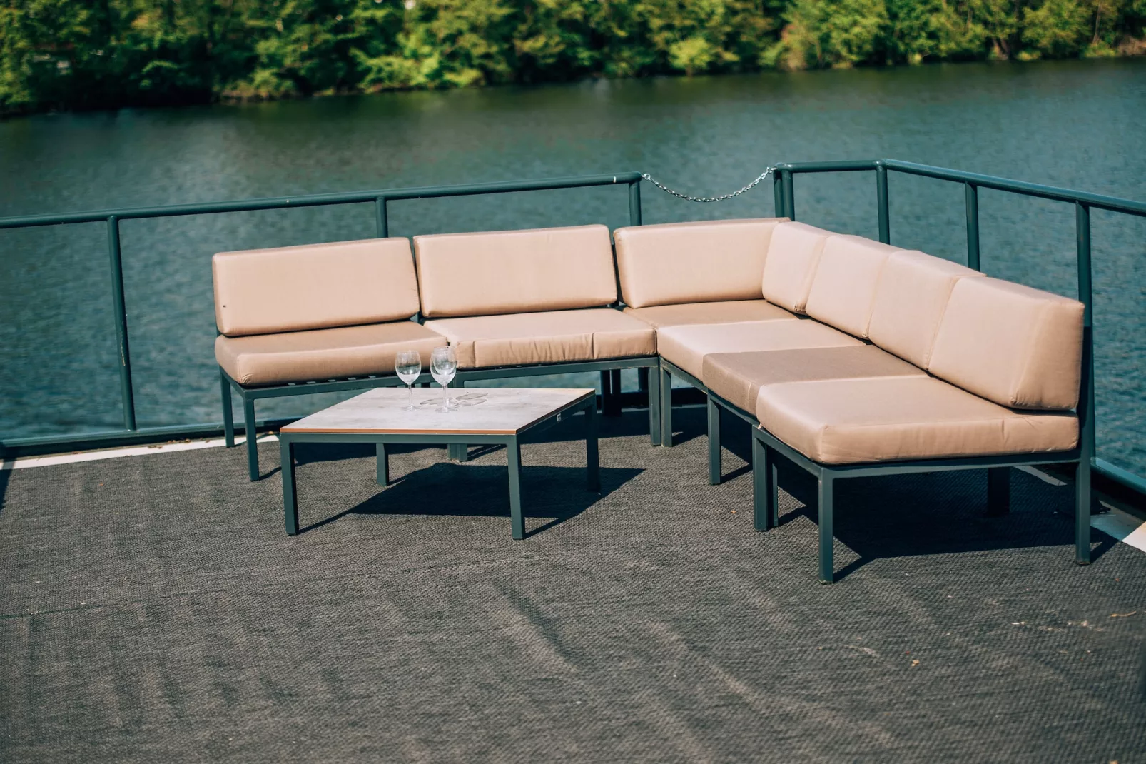 Hausboot Pankow - Terrasbalkon