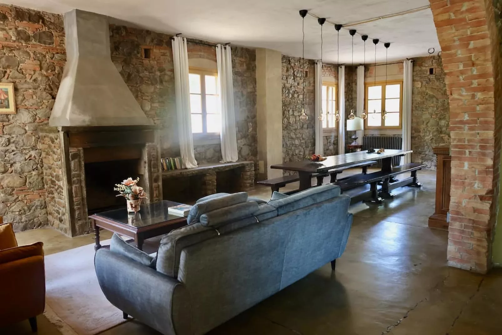 Podere La Sterza - The Villa - Woonkamer