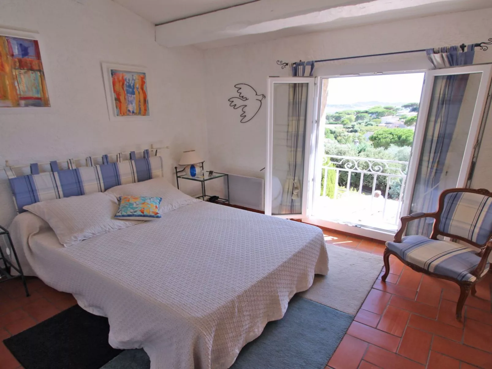 Haus 6 pers - Blick aufs Meer - Schwimmbad - Klima - Wifi - Binnen