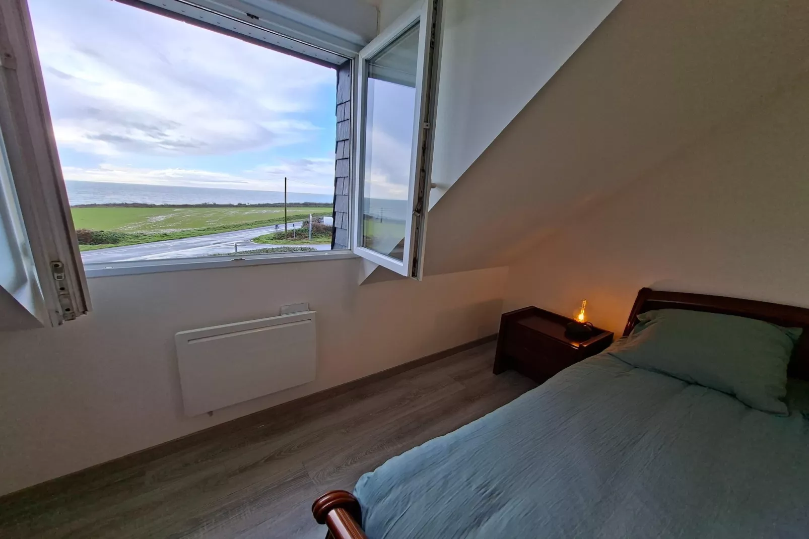 Ferienhaus mit Panoramablick Le Conquet - Slaapkamer