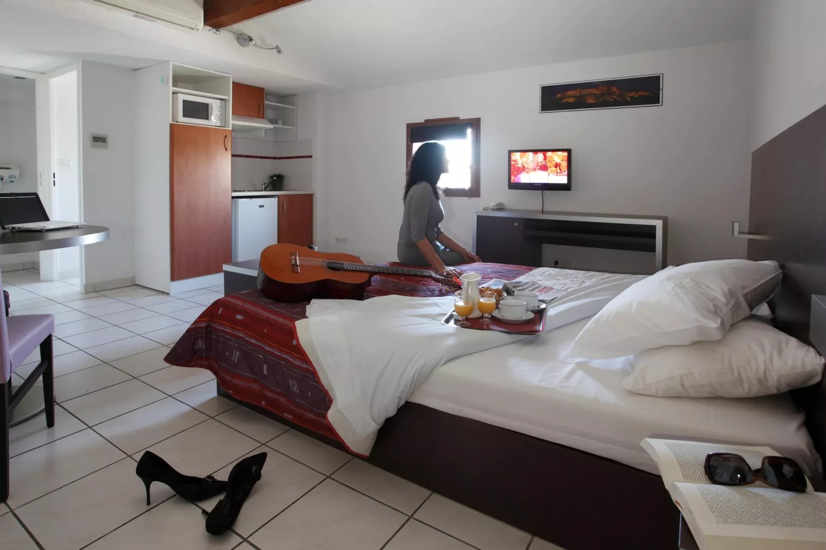 Résidence la Barbacane Carcassonne / T2 / 4 pers - Slaapkamer