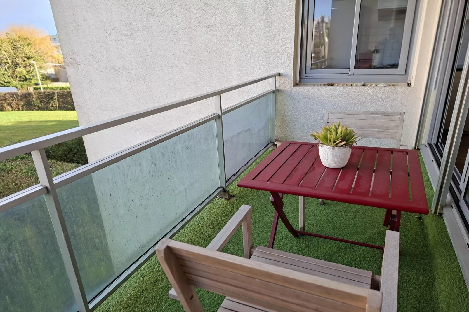 Ferienwohnung in Plougonvelin - Terrasbalkon