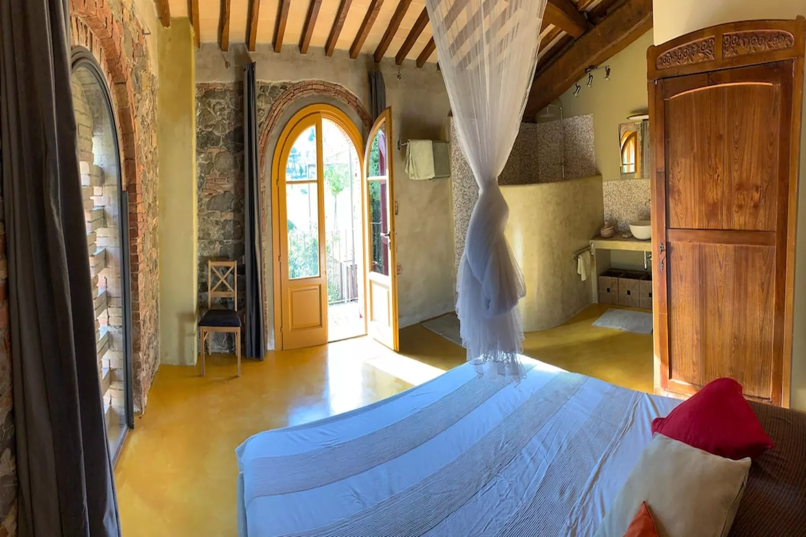 Podere La Sterza - The barn - Slaapkamer