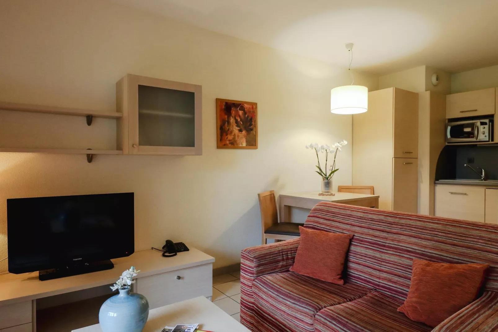 Adonis Divonne-les-Bains T2 Park side - Woonkamer