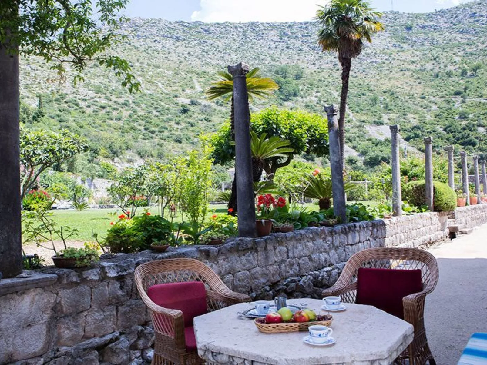 Privatzimmer im Schloss Seefront Zamagna, Mali Zaton NO. 2 - Buiten