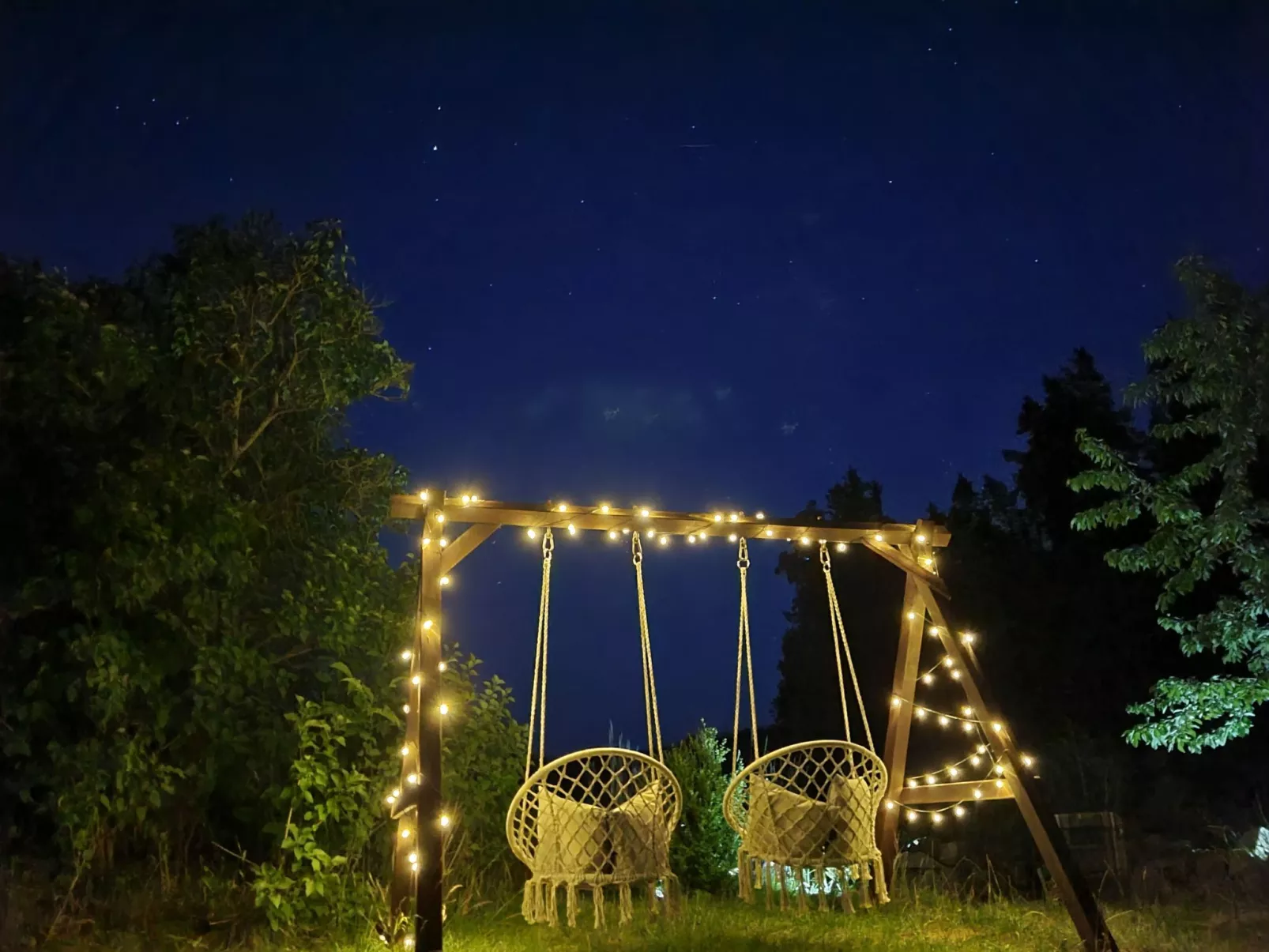 Bubble Übernachtung im Fichtelgebirge - Buiten