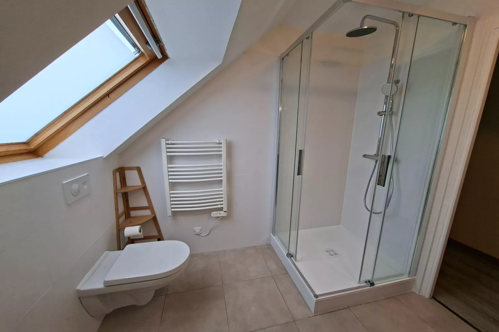 Ferienhaus mit Panoramablick Le Conquet - Badkamer