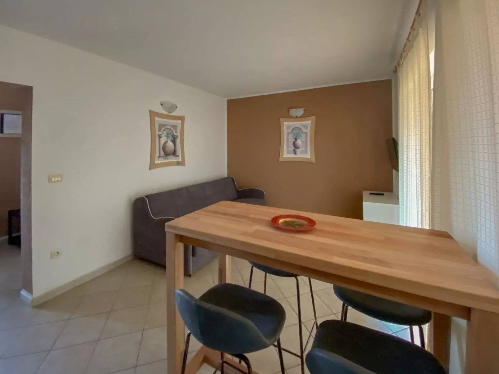 Appartement David 1 für bis zu 3 Personen mit Terrasse - Binnen