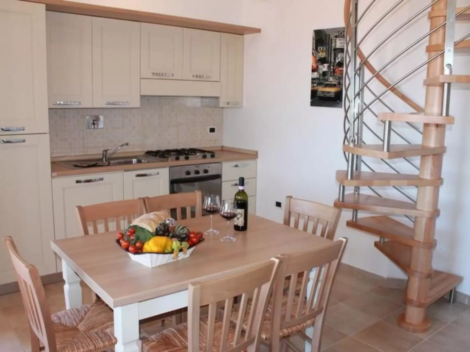 Unterkunft für 7 Personen mit AC, Schwimmbad, in der Nähe des Meeres - Binnen