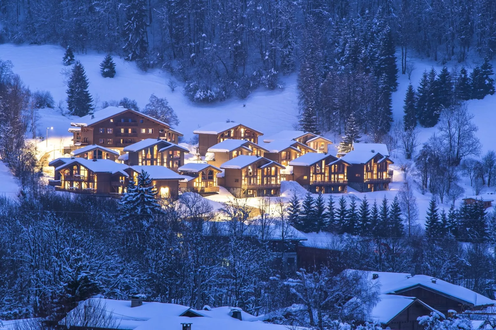 Les Portes de Megève 12 - Gebied winter 1km