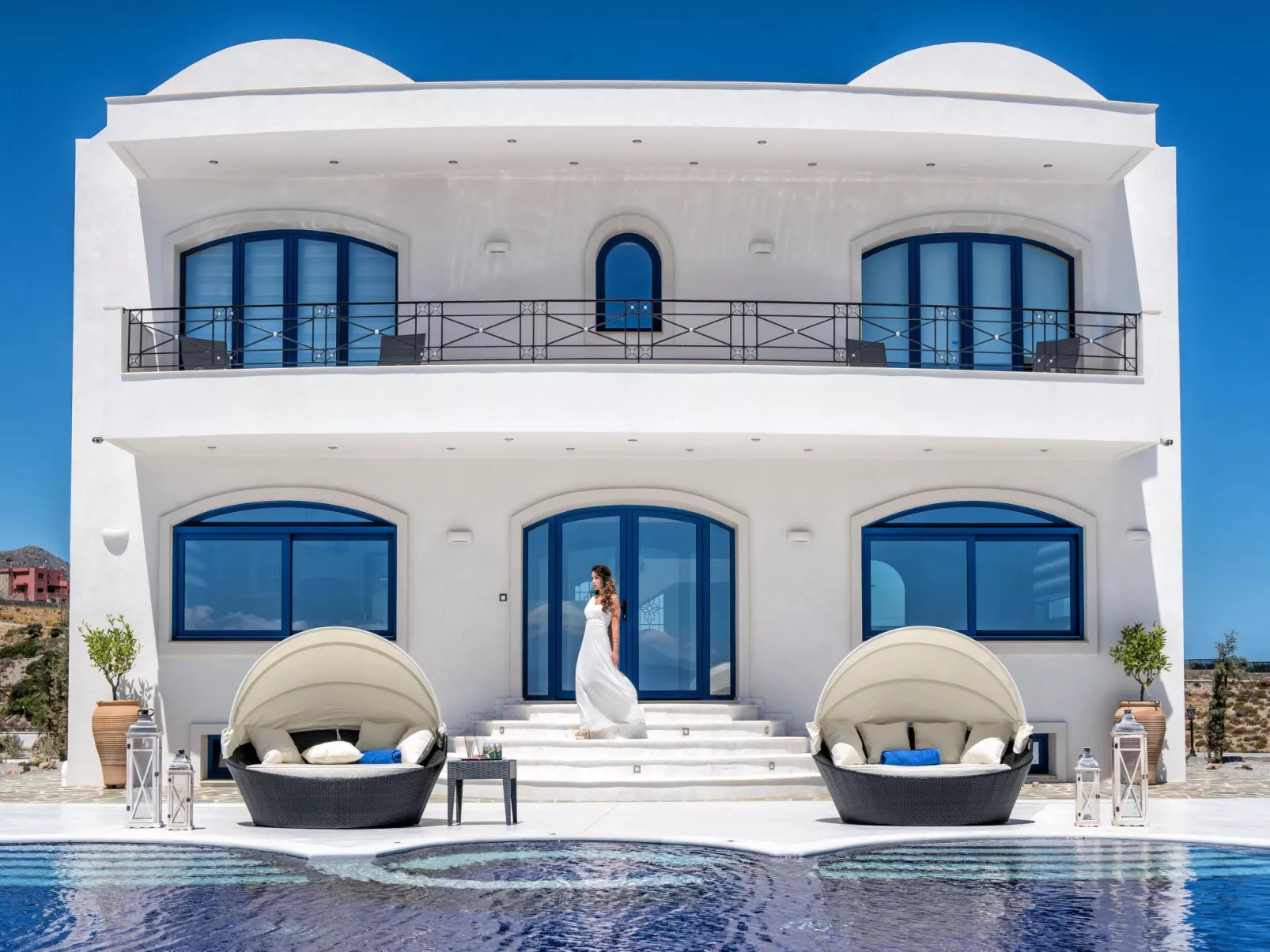 VILLA SANTORINI, WEIN DUNKLES MEER VILLEN - Image-tags.info