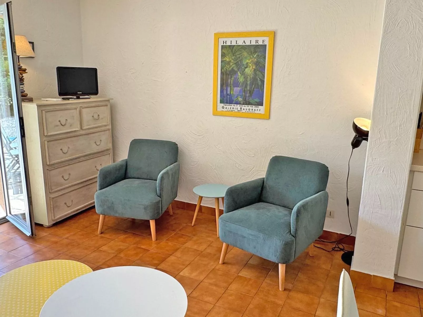 Appt T2 - 4 pers - Clim - Wifi - Piscine et tennis - Binnen