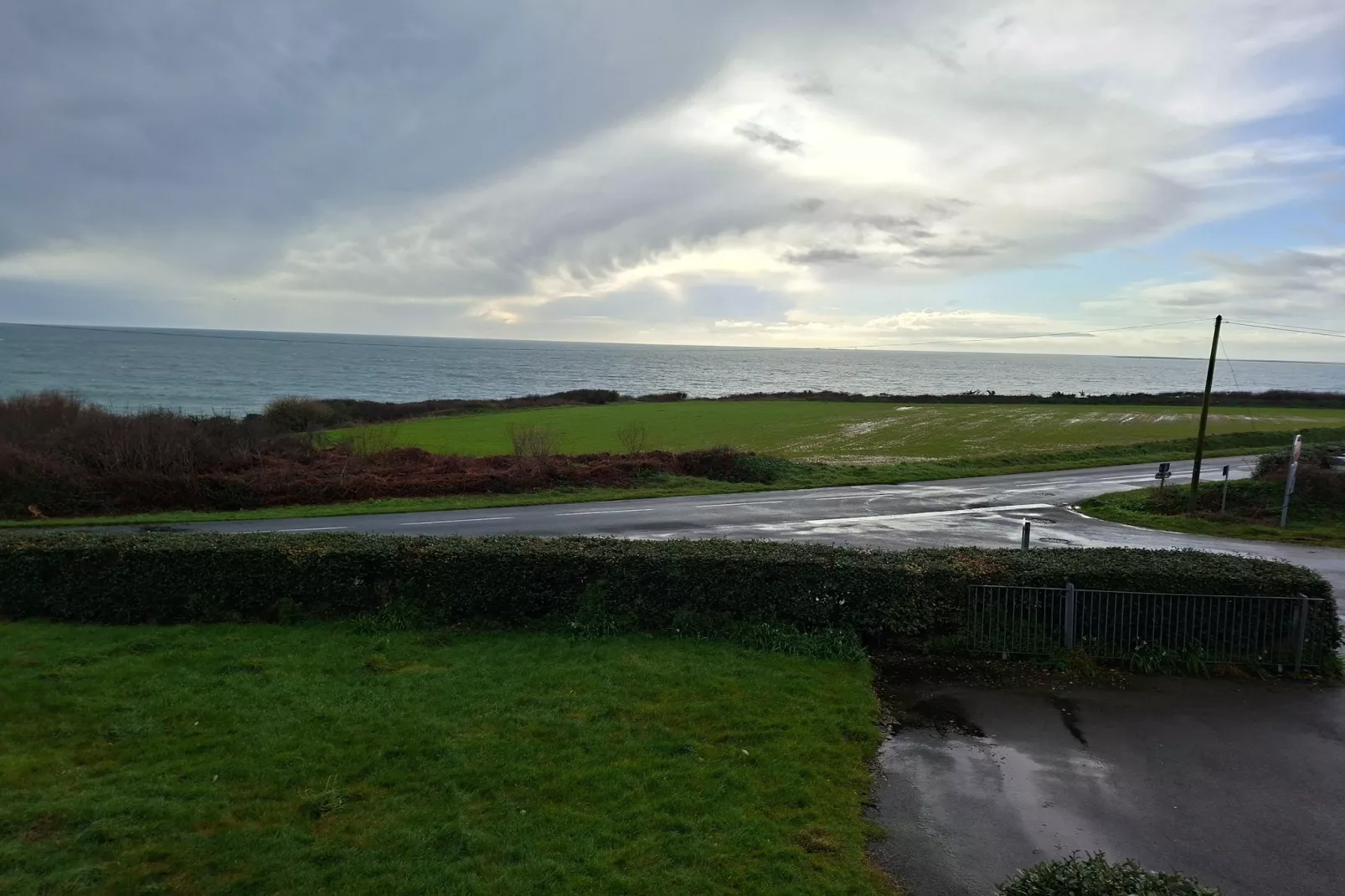 Ferienhaus mit Panoramablick Le Conquet - Uitzicht winter