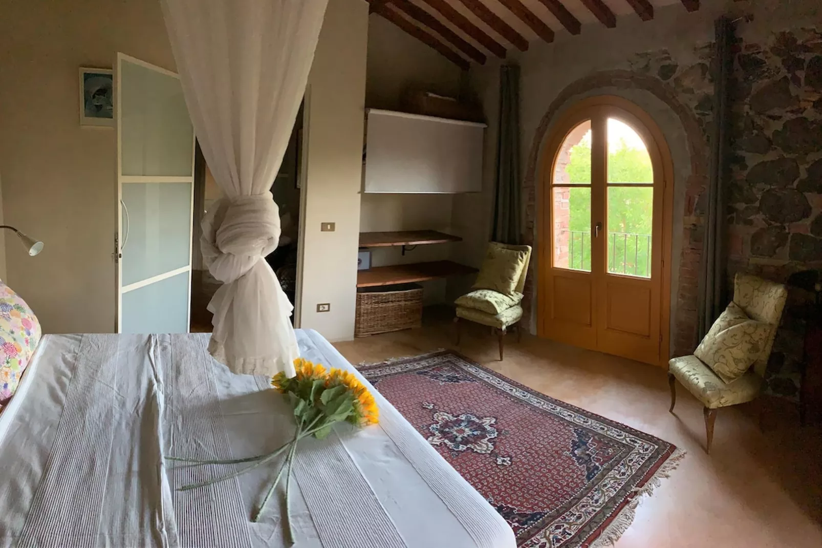 Podere La Sterza - The barn - Slaapkamer
