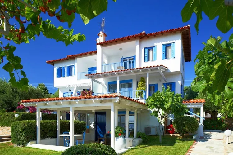 Holiday residence Acrotel Athena Villas, Elia Beach-Maisonette - Buitenkant zomer