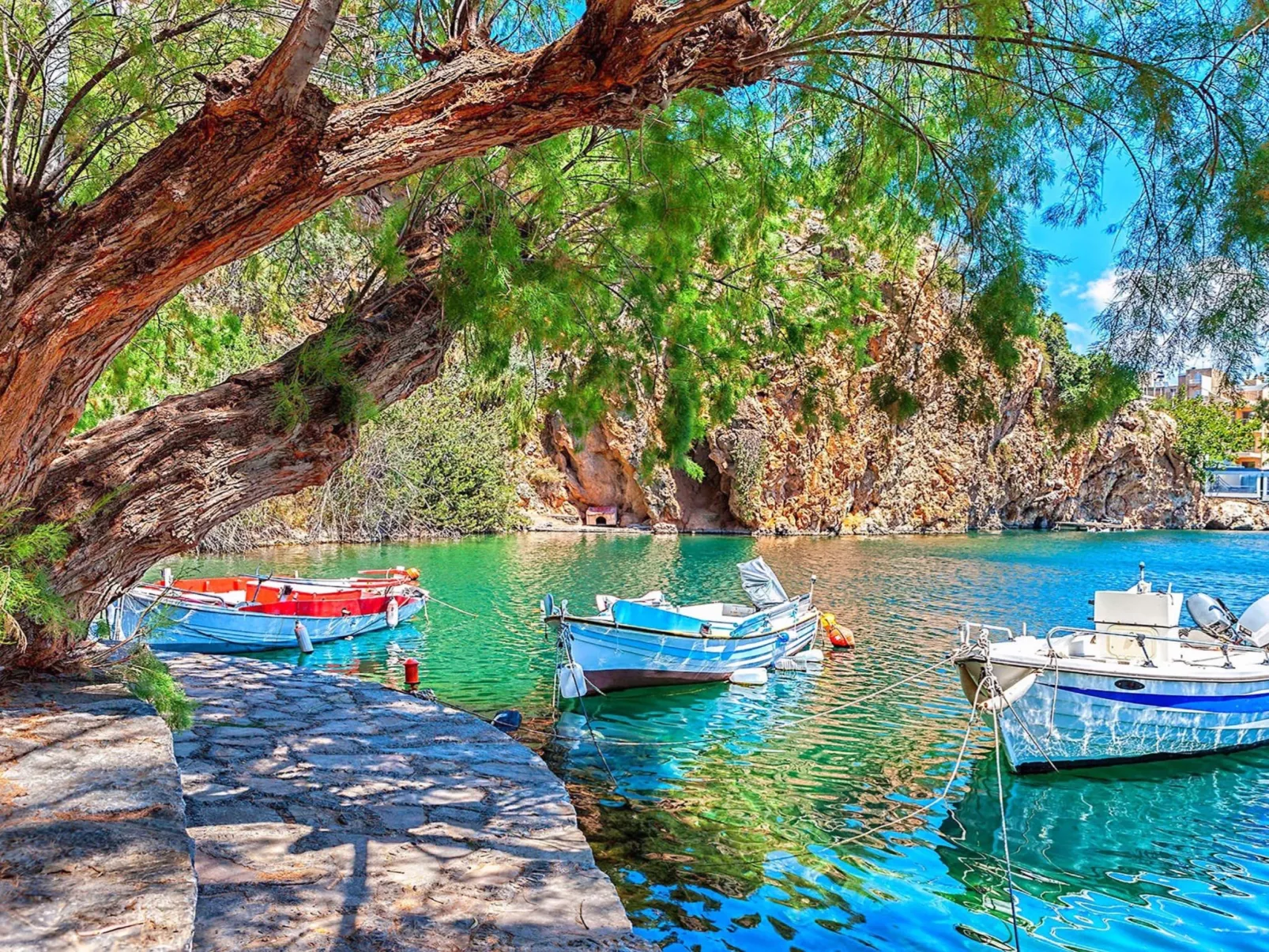 "Olive Green" mit Blick auf das Wasser - Buiten