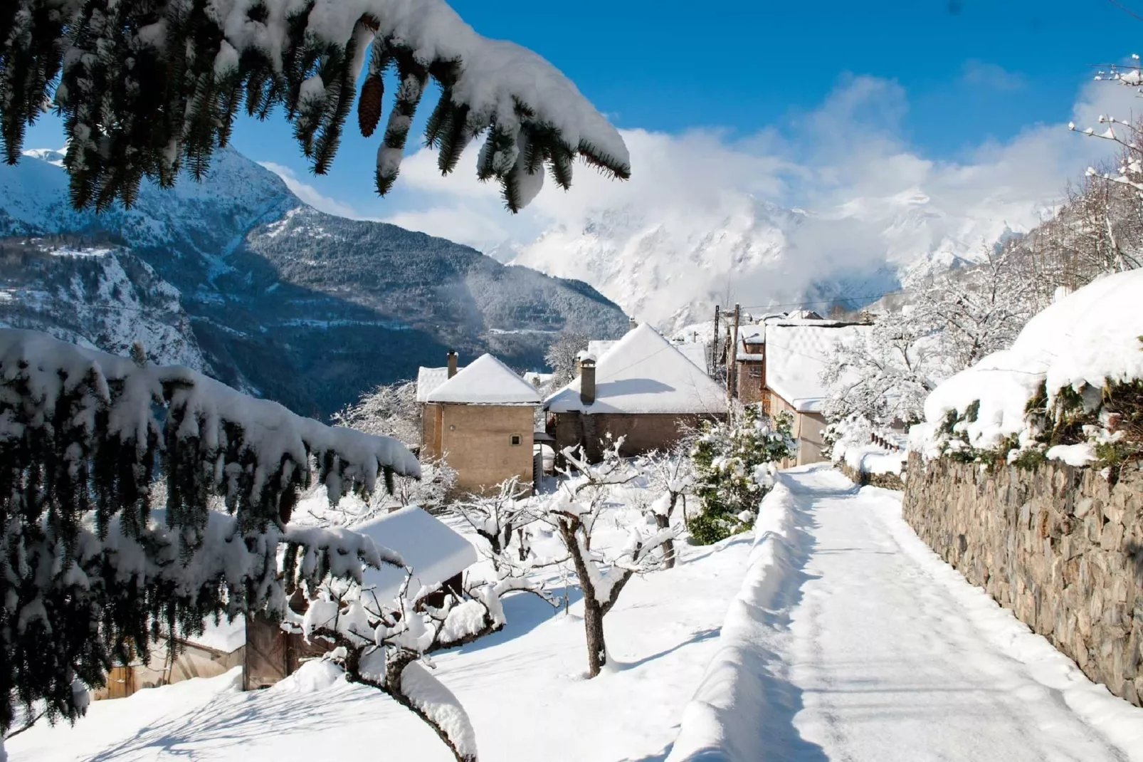Les Écrins d'Auris - Gebied winter 1km