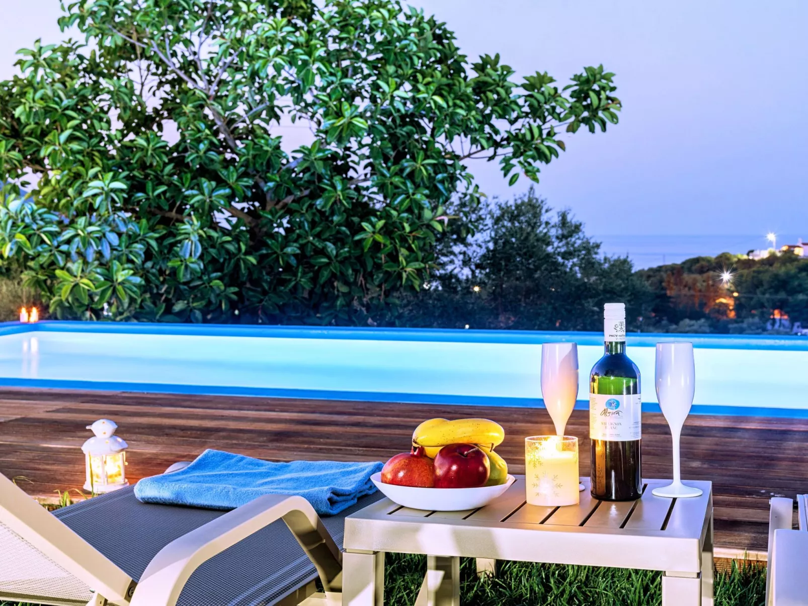 Georgioupolis Blaue Villa Privater Pool - Image-tags.info