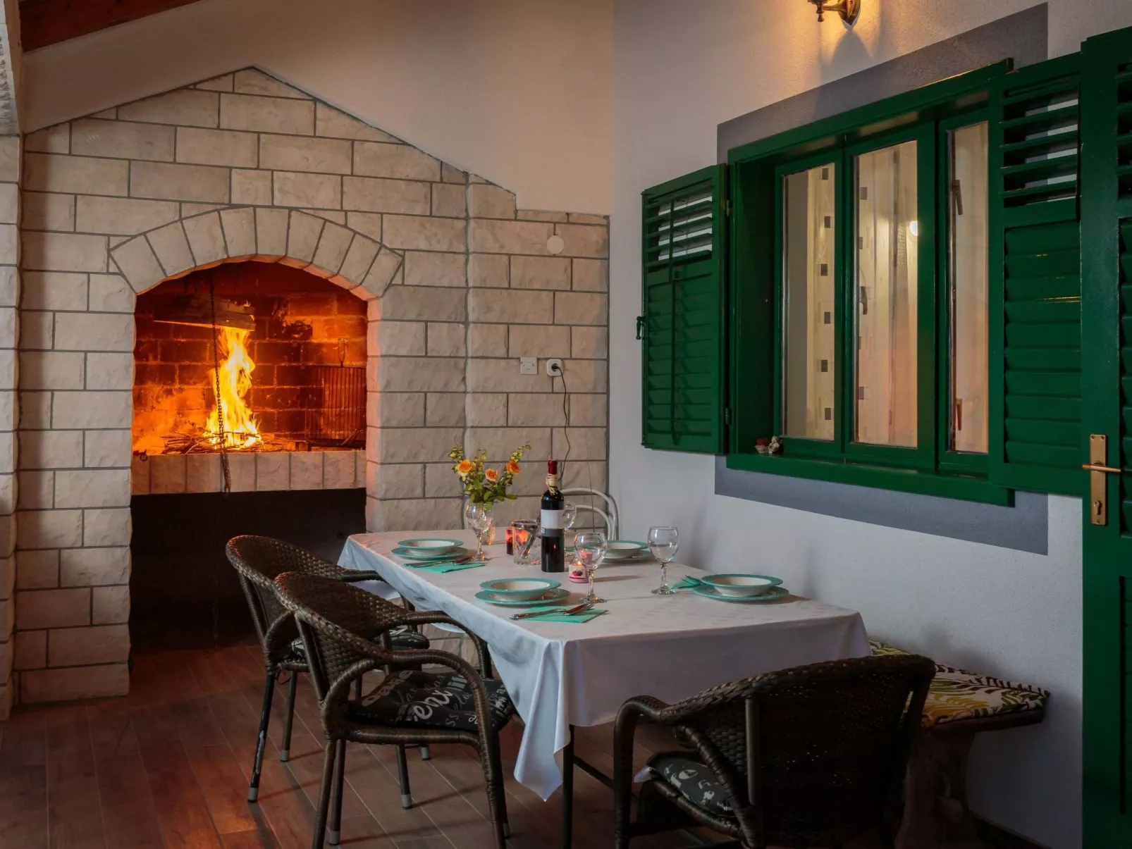 Villa Mystic Woods mit Pool - Buiten