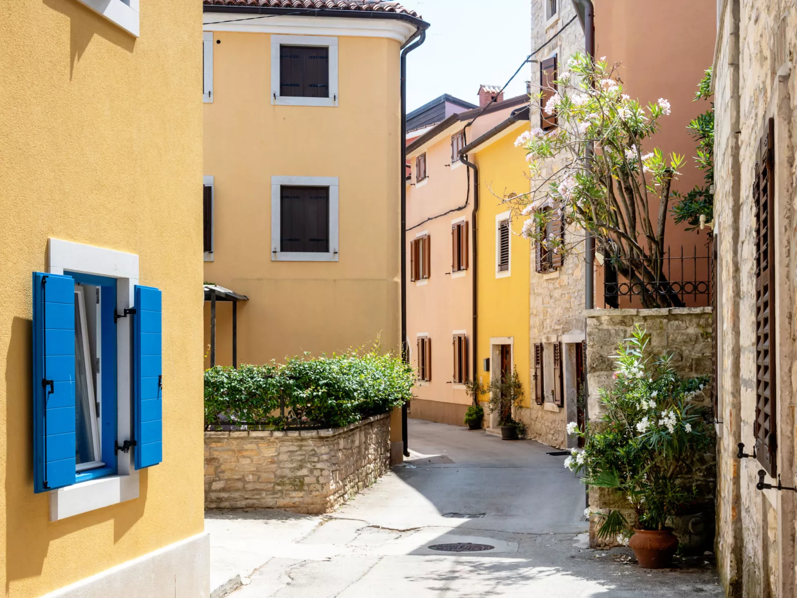Für 2 Personen ca. 30 m&sup2; in Novigrad, Adriaküste Kroatien (Westküste von I - Omgeving