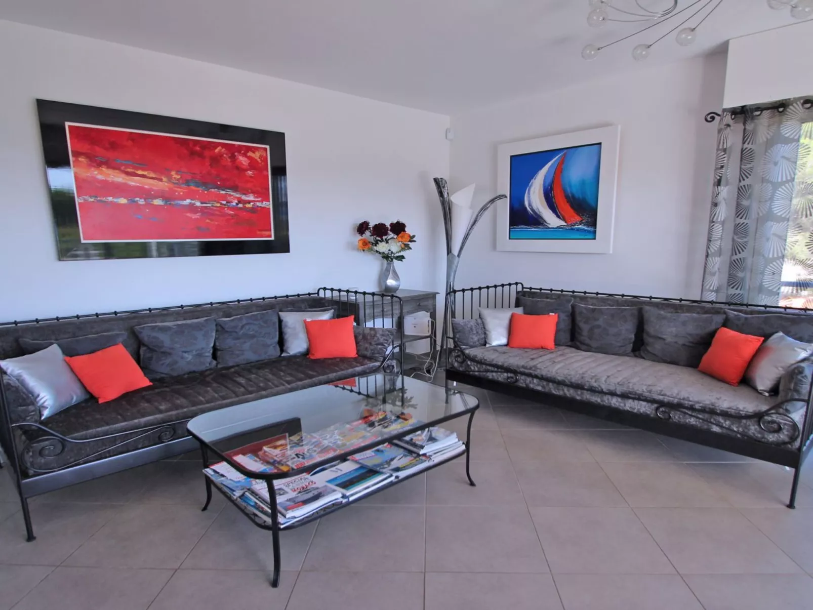 Apartment Terrasses Croisette - Meerblick - Binnen