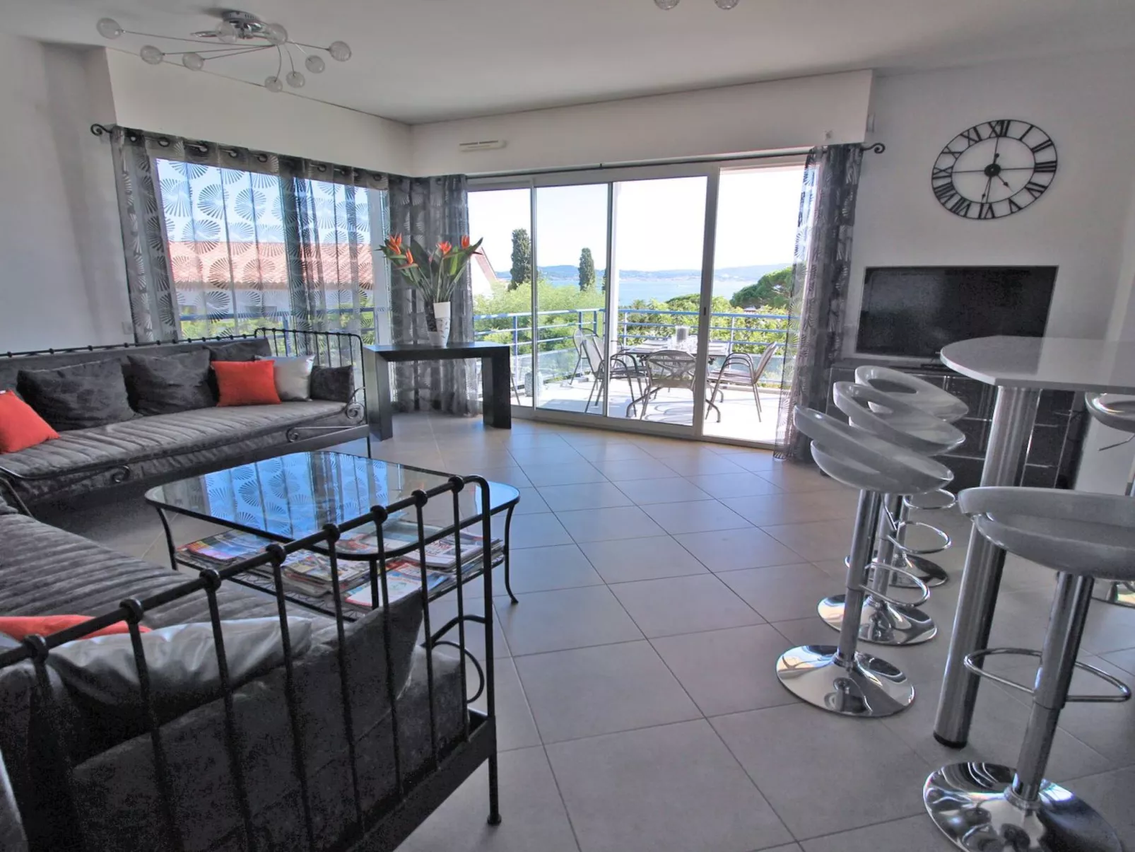 Apartment Terrasses Croisette - Meerblick - Binnen