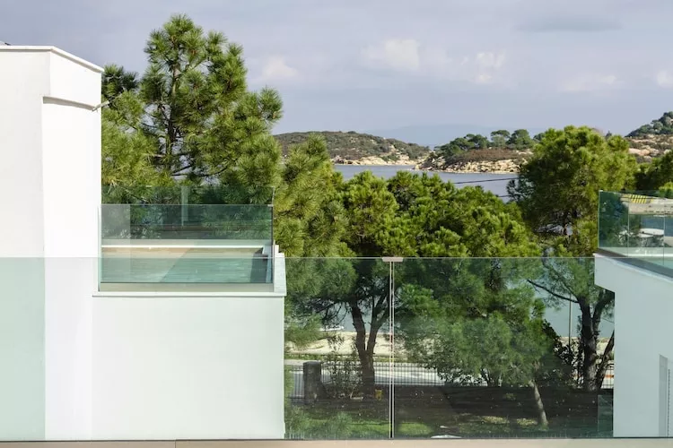 Acrotel Porto Brava Luxury Villas Ormos Panagias 3-bedroom villa 2 - 6 pax - Buitenkant zomer