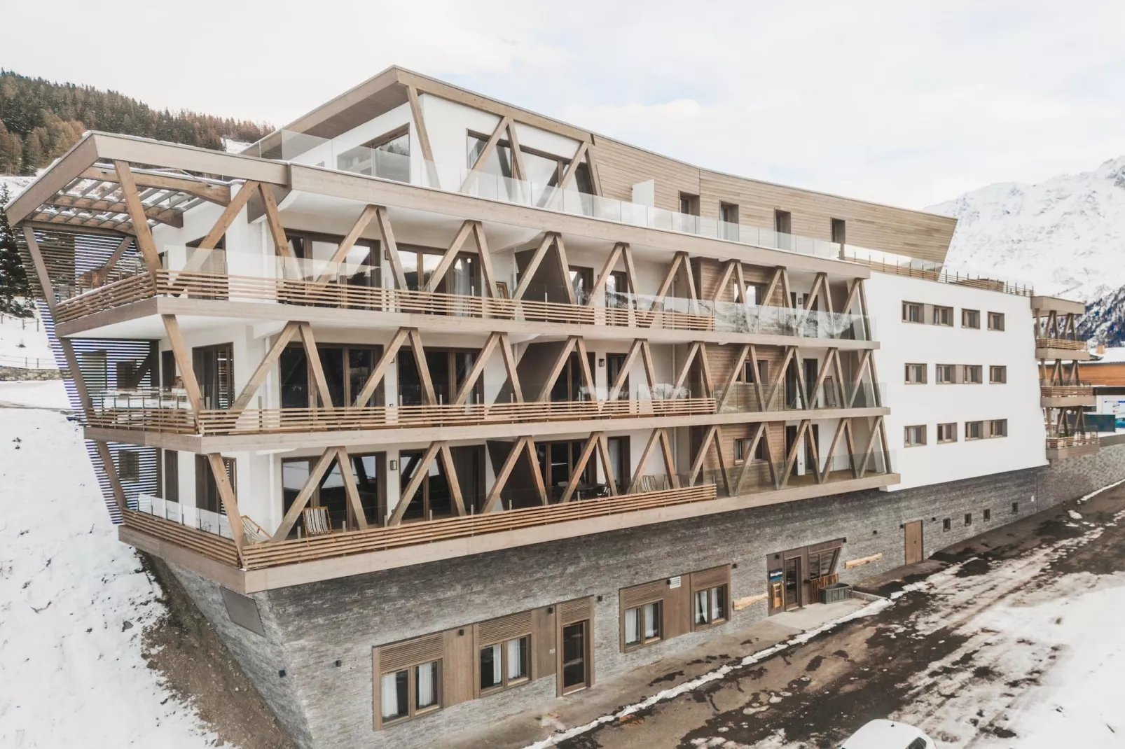 PLAN PEISEY Le Quartz A24S - Gebied winter 1km