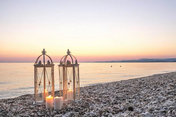 Holiday residence Acrotel Athena Villas, Elia Beach-1-bedroom-apartment ground floor - Waterzicht