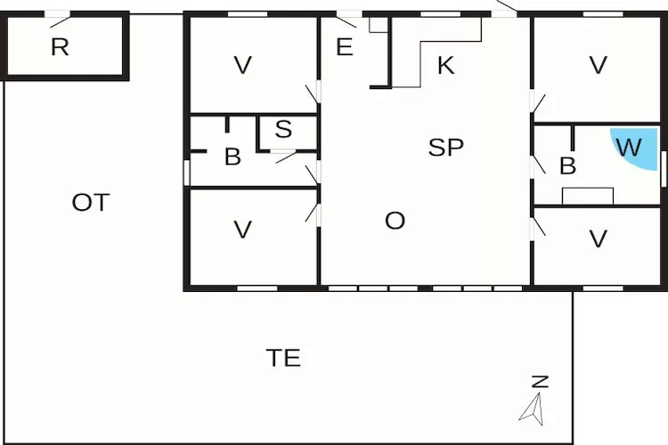 8 persoons vakantie huis in Væggerløse-By Traum - Plattegrond