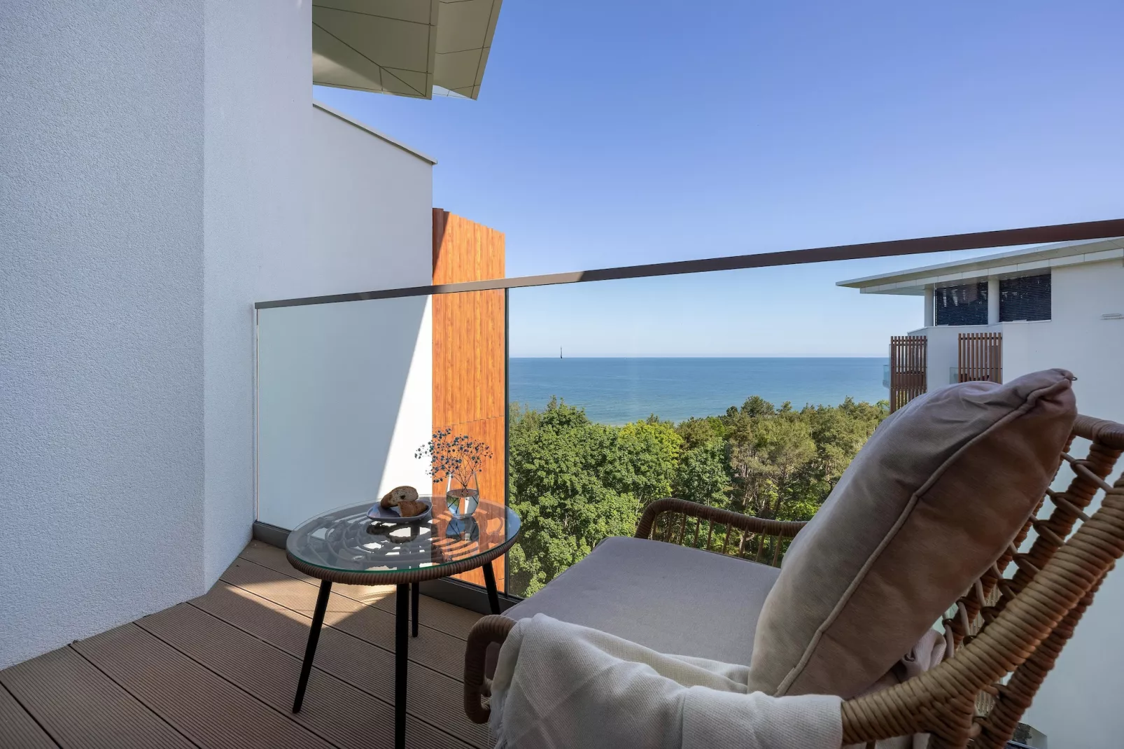 Apartament PINEA Grunwaldzka 82A-713 - Terrasbalkon