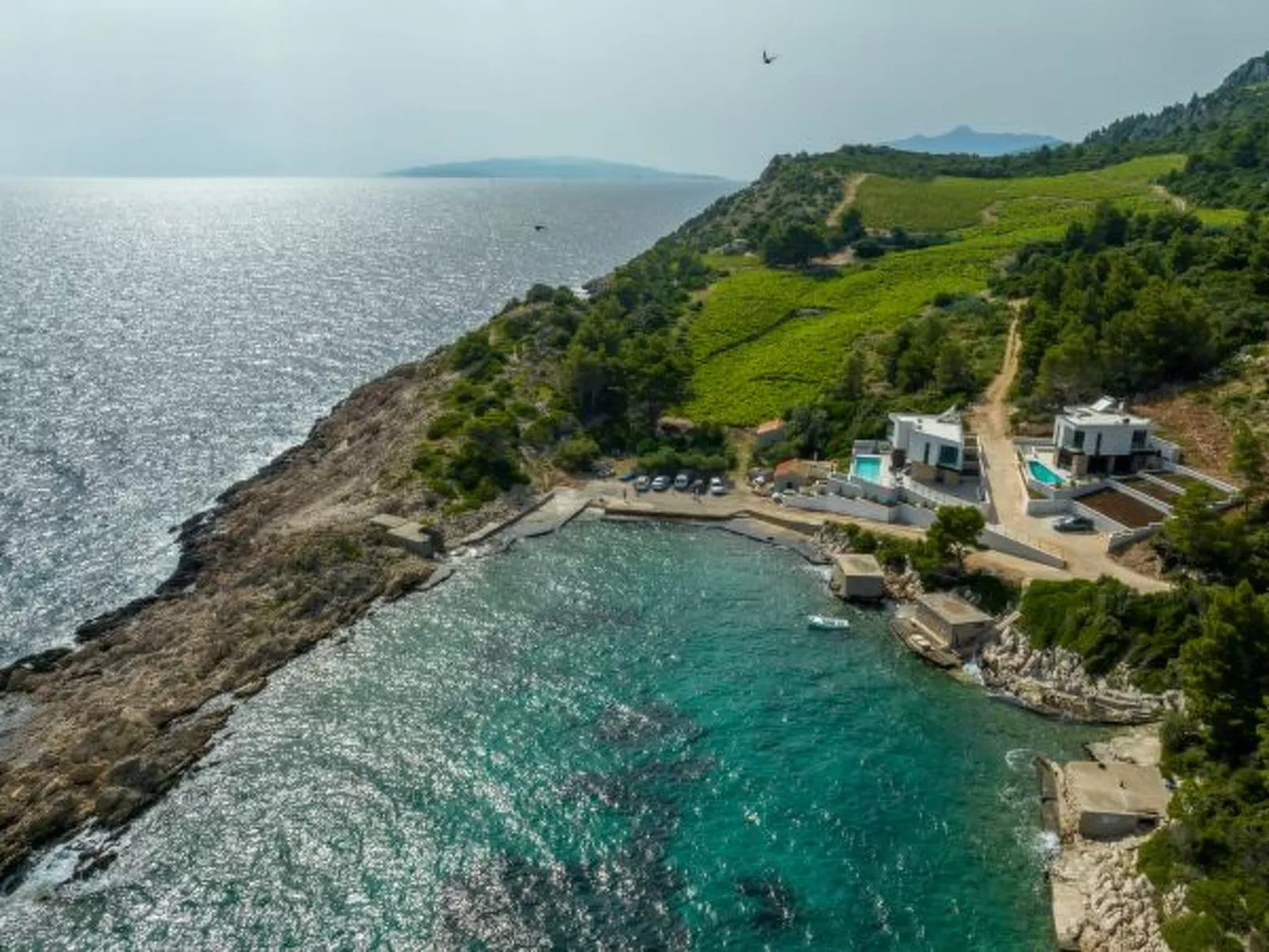 Beachfront villa Mare with seaview and pool - Buiten