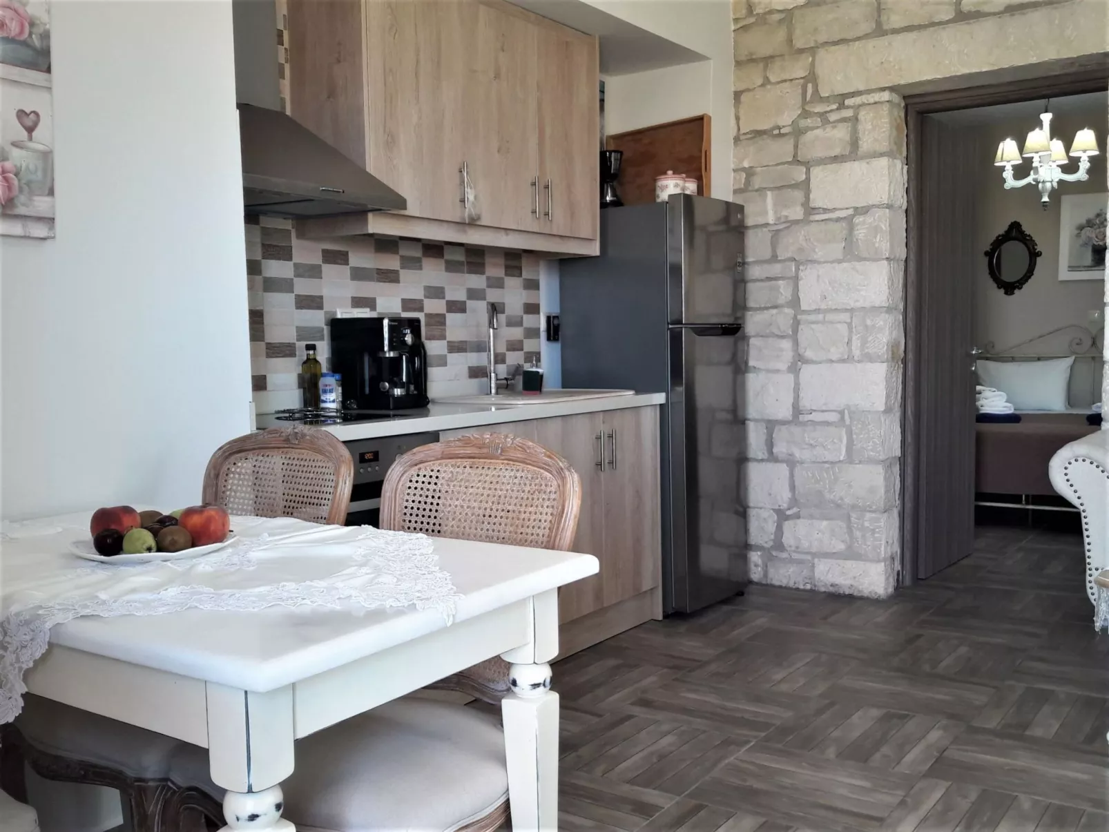 Gemütliches Natursteinapartment für zwei - Binnen