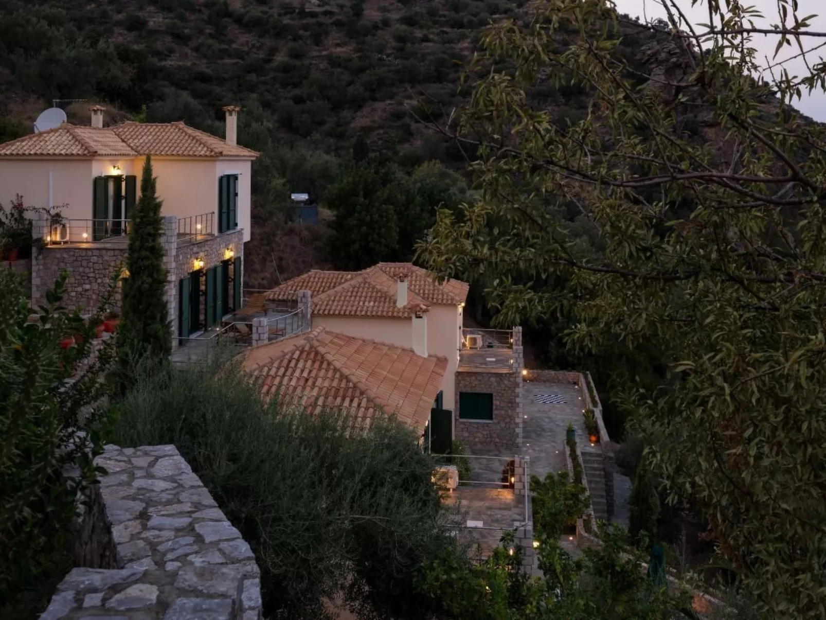 God Bacchus (God Dionysus) Villa - Buiten