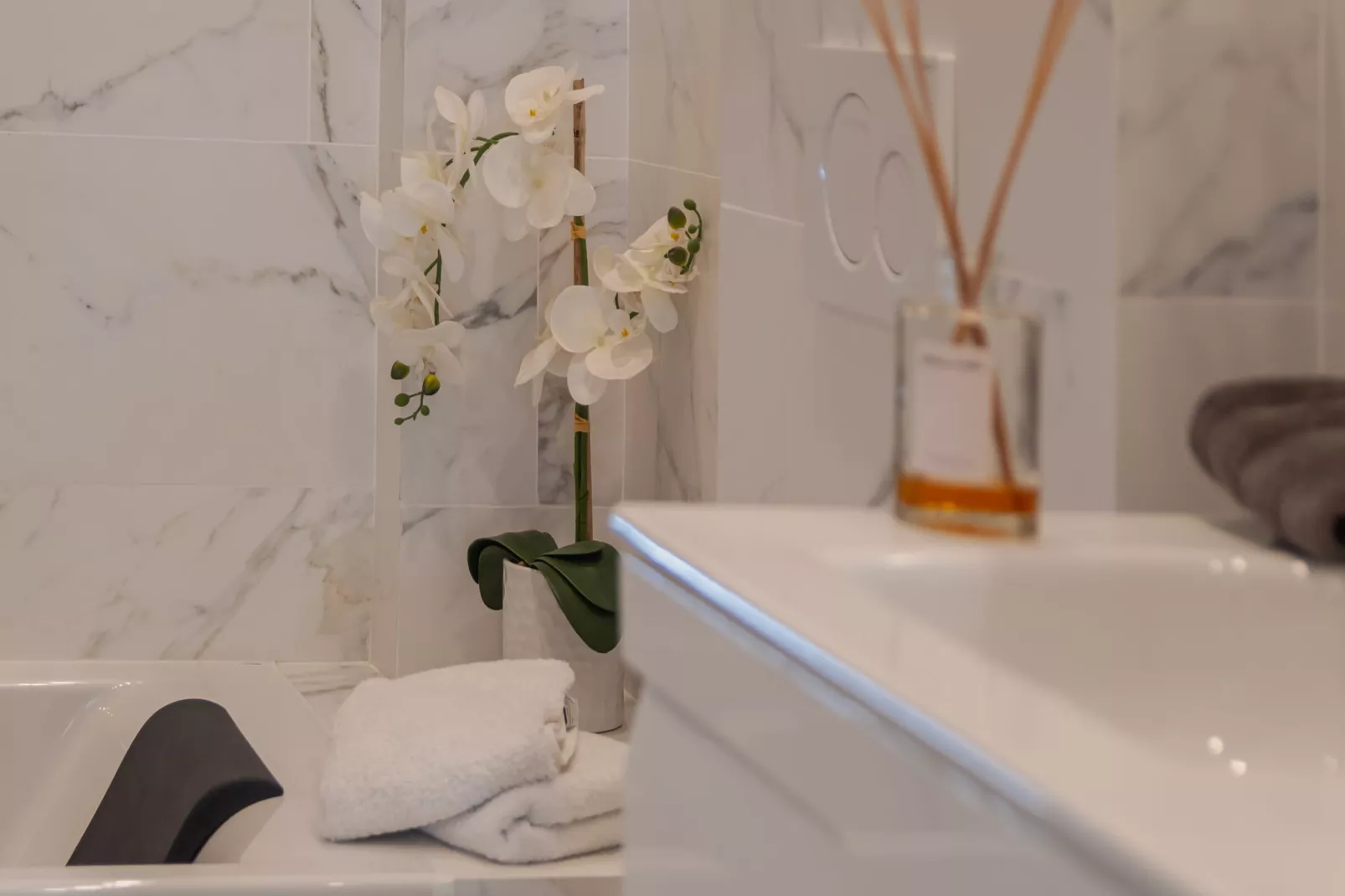 Elegant Villa with sea Views & Pool Marbella - Badkamer