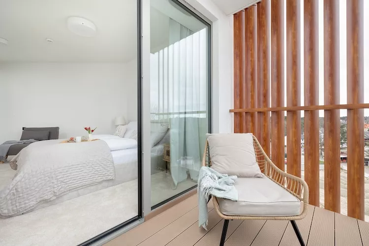 Apartament PINEA Grunwaldzka 82A-610 - Terrasbalkon