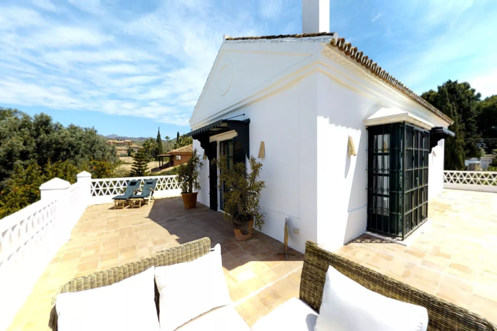 A Real Oasis in  Colonial style - Terrasbalkon