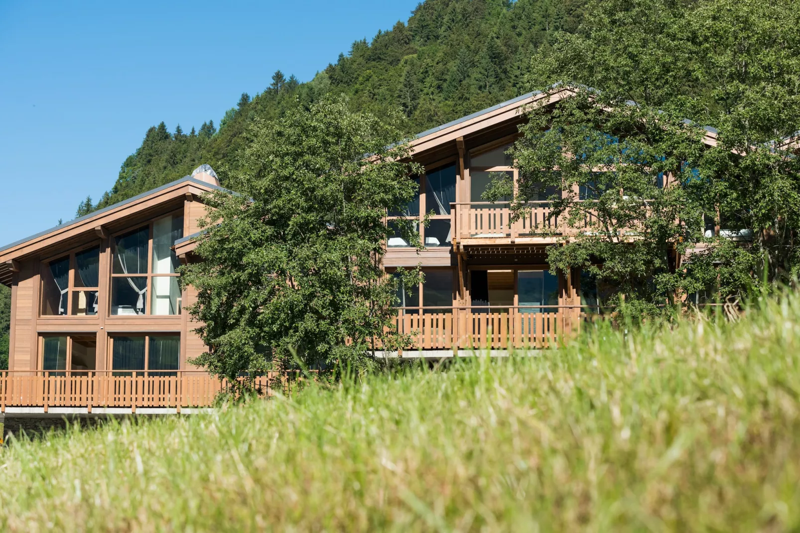 Les Portes de Megève 8 - Buitenkant zomer