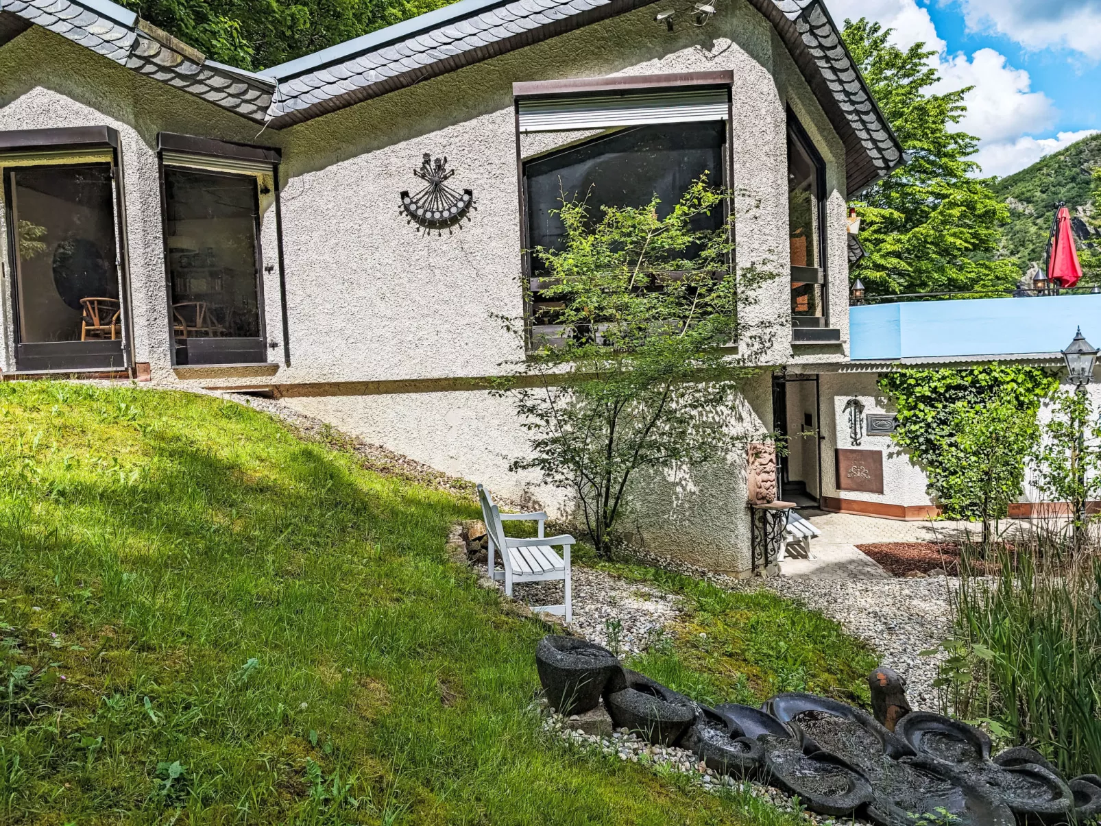 Villa 111 an der Loreley - Buiten