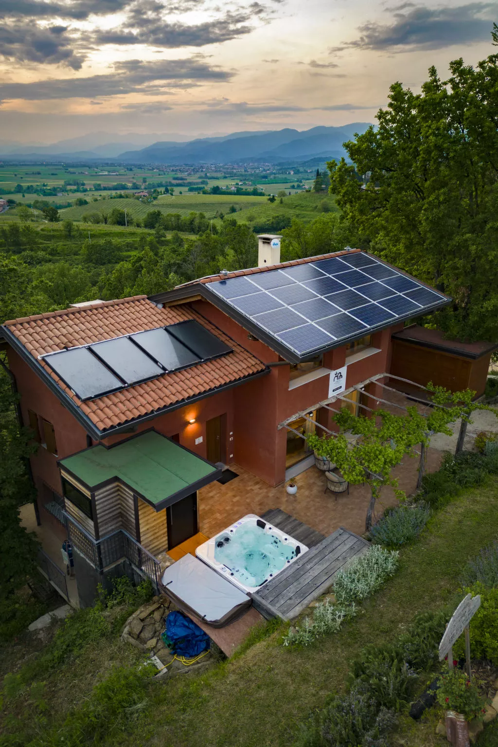 Villa Ronco Albina - Buiten