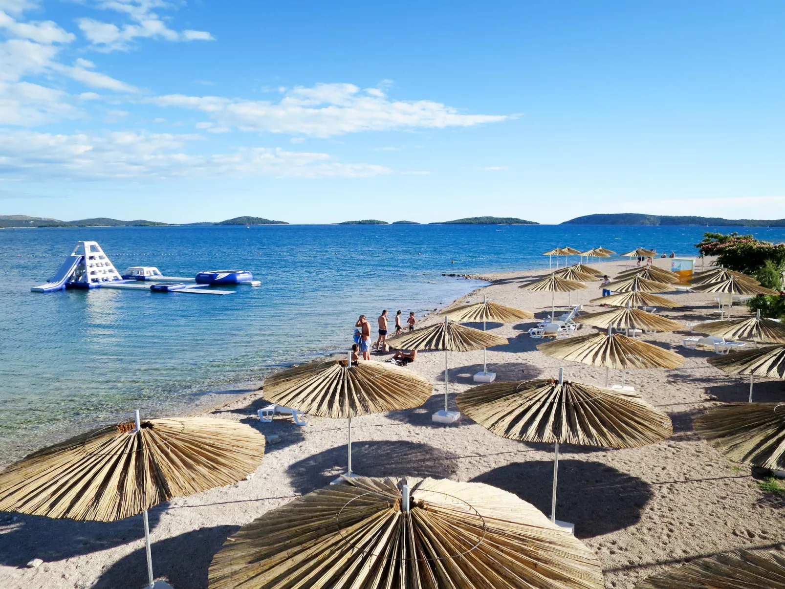 Für 3 Personen und 1 Kind in Sibenik, Dalmatien - Omgeving